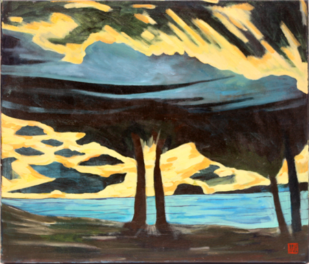 Before Nightfall by artist Melissa Wen Mitchell